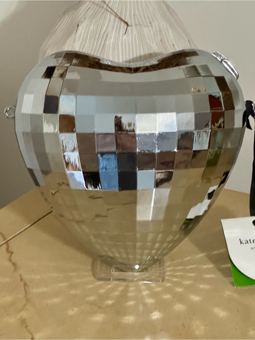 KATE SPADE NEW YORK DISCO HEART BAG NWT
